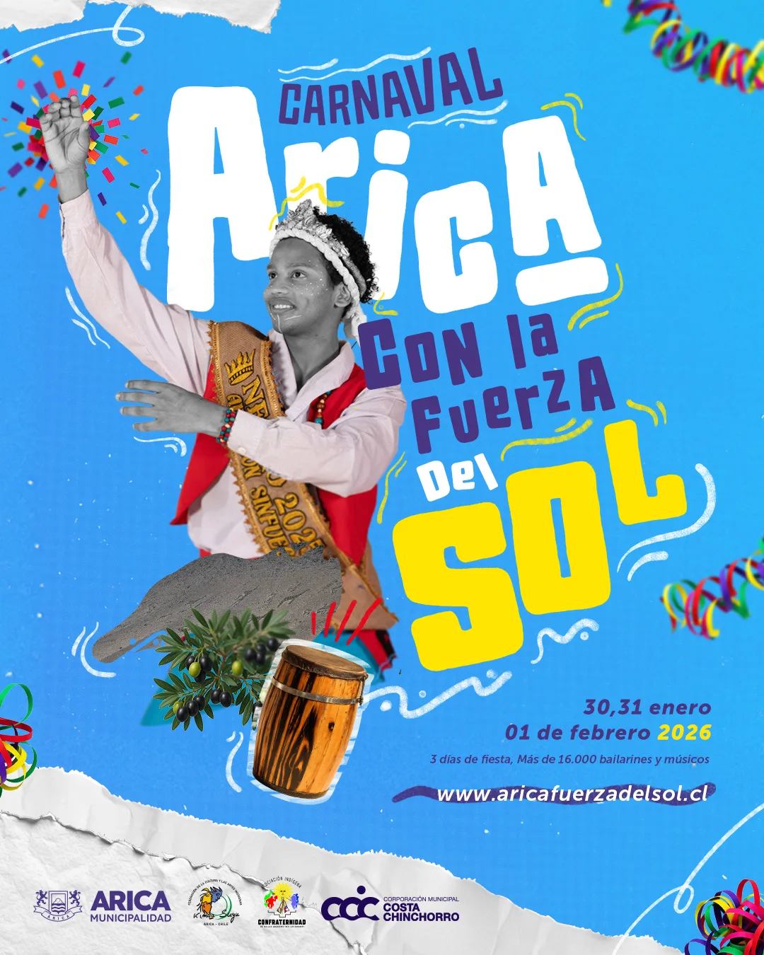 Afiche oficial Afro Carnaval 2026