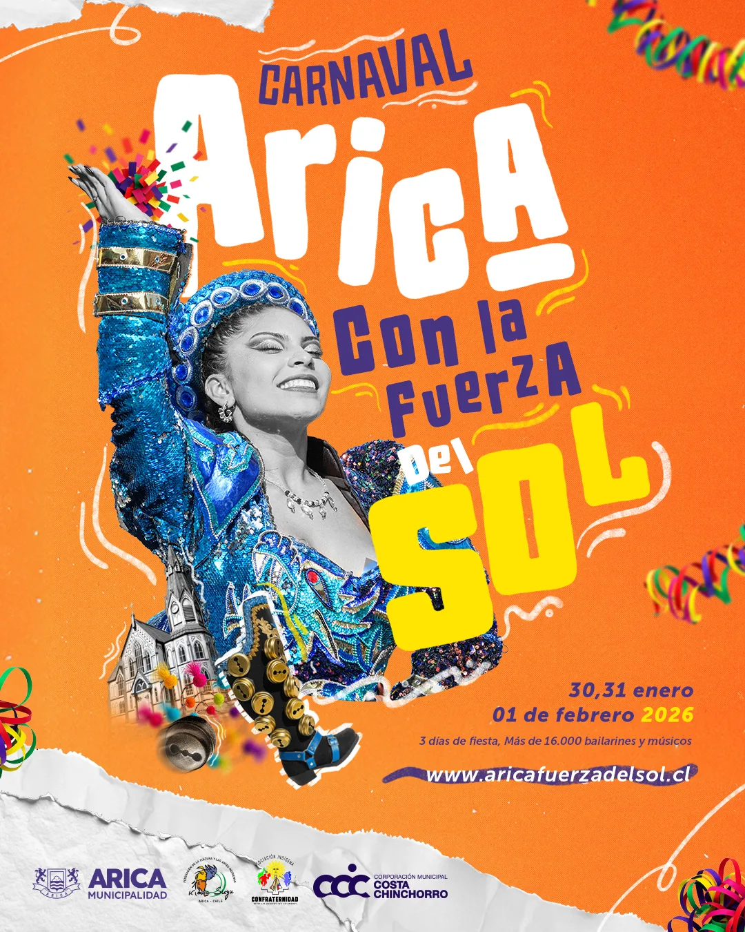 Afiche oficial Caporal Carnaval 2026