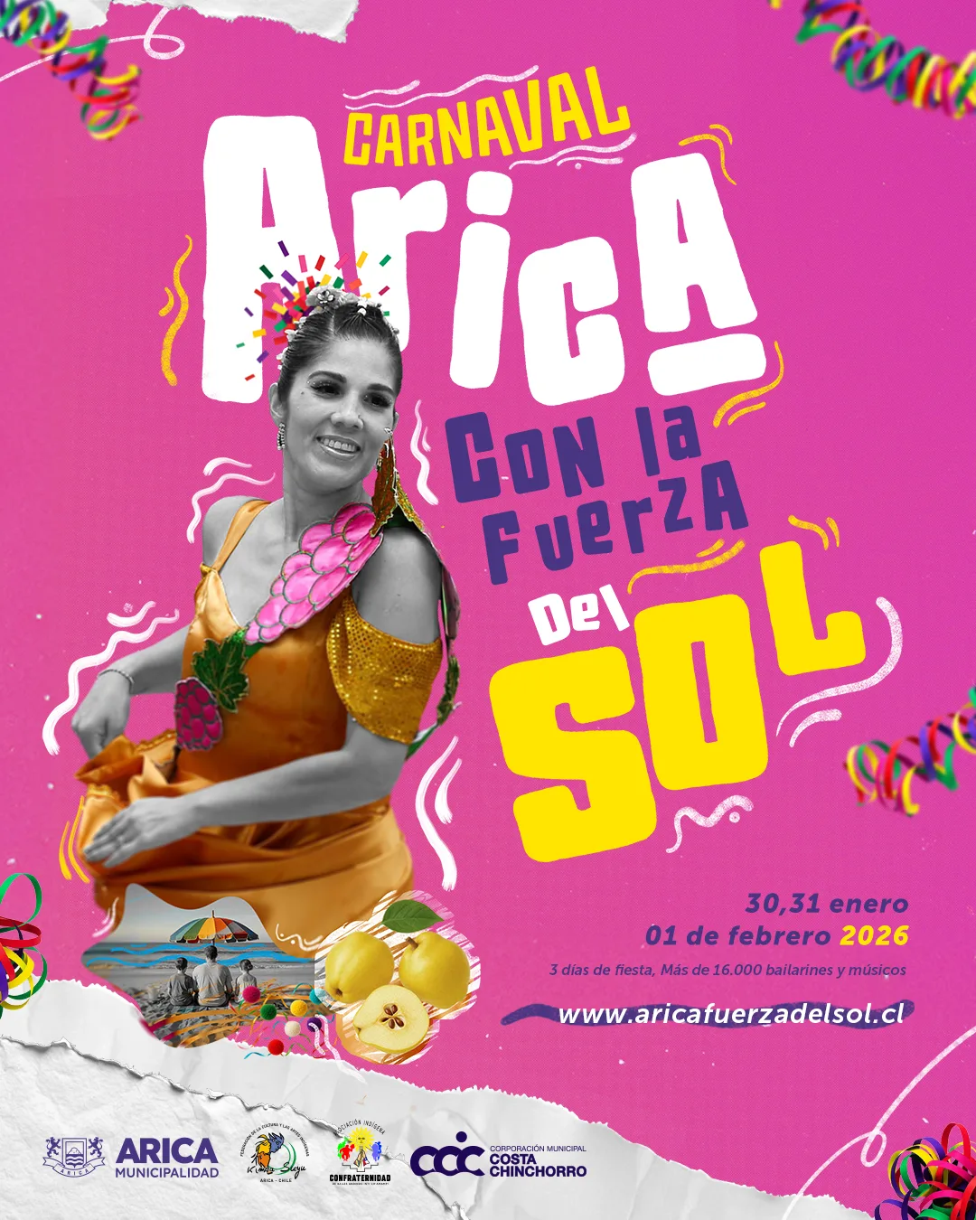 Afiche oficial Pueblos Carnaval 2026