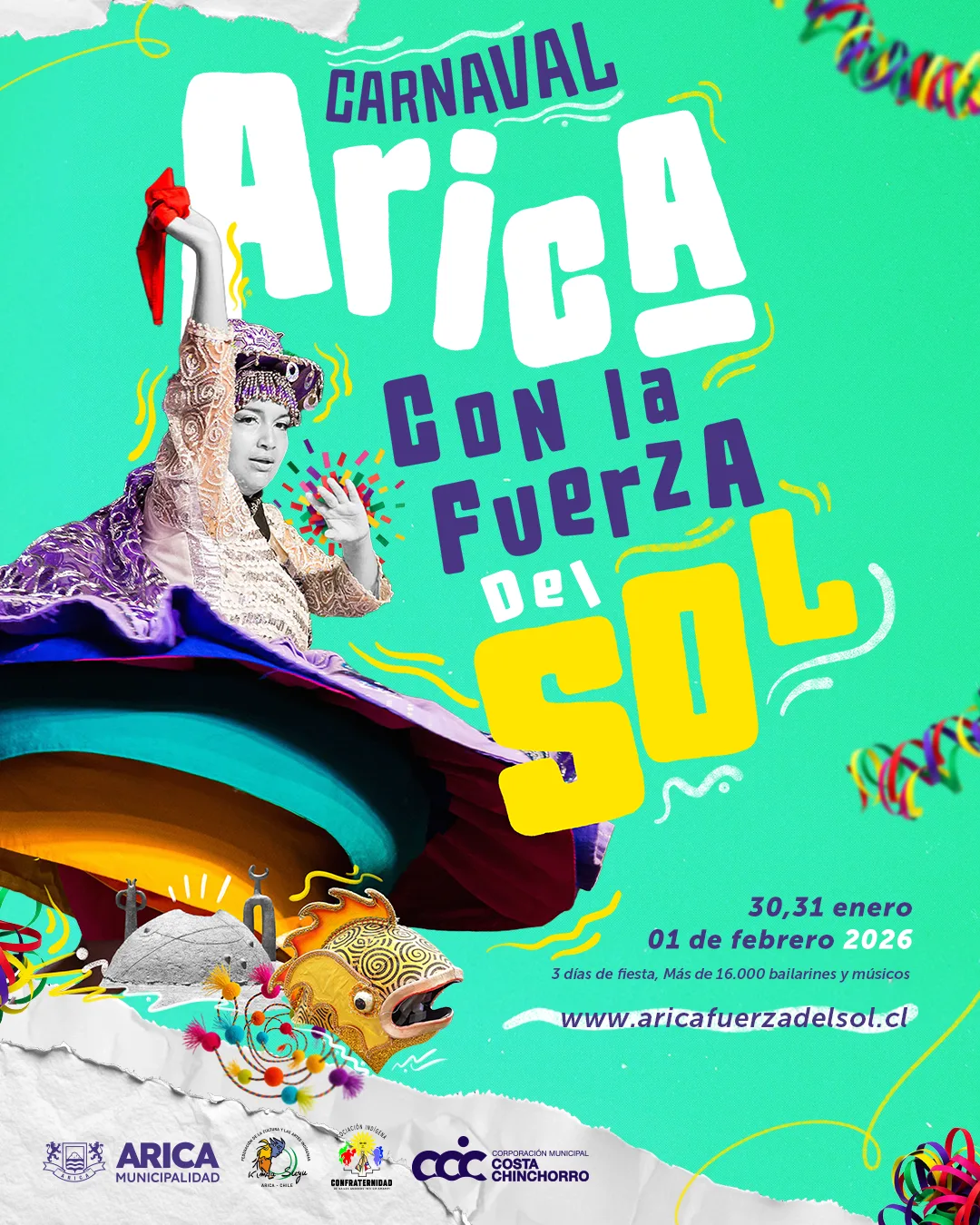 Afiche oficial Waka Waka Carnaval 2026